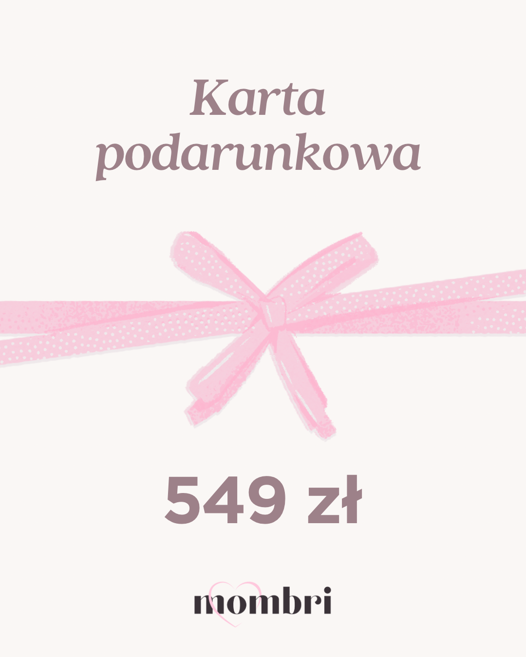 Karta podarunkowa mombri