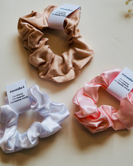 Scrunchie: gumki do włosów