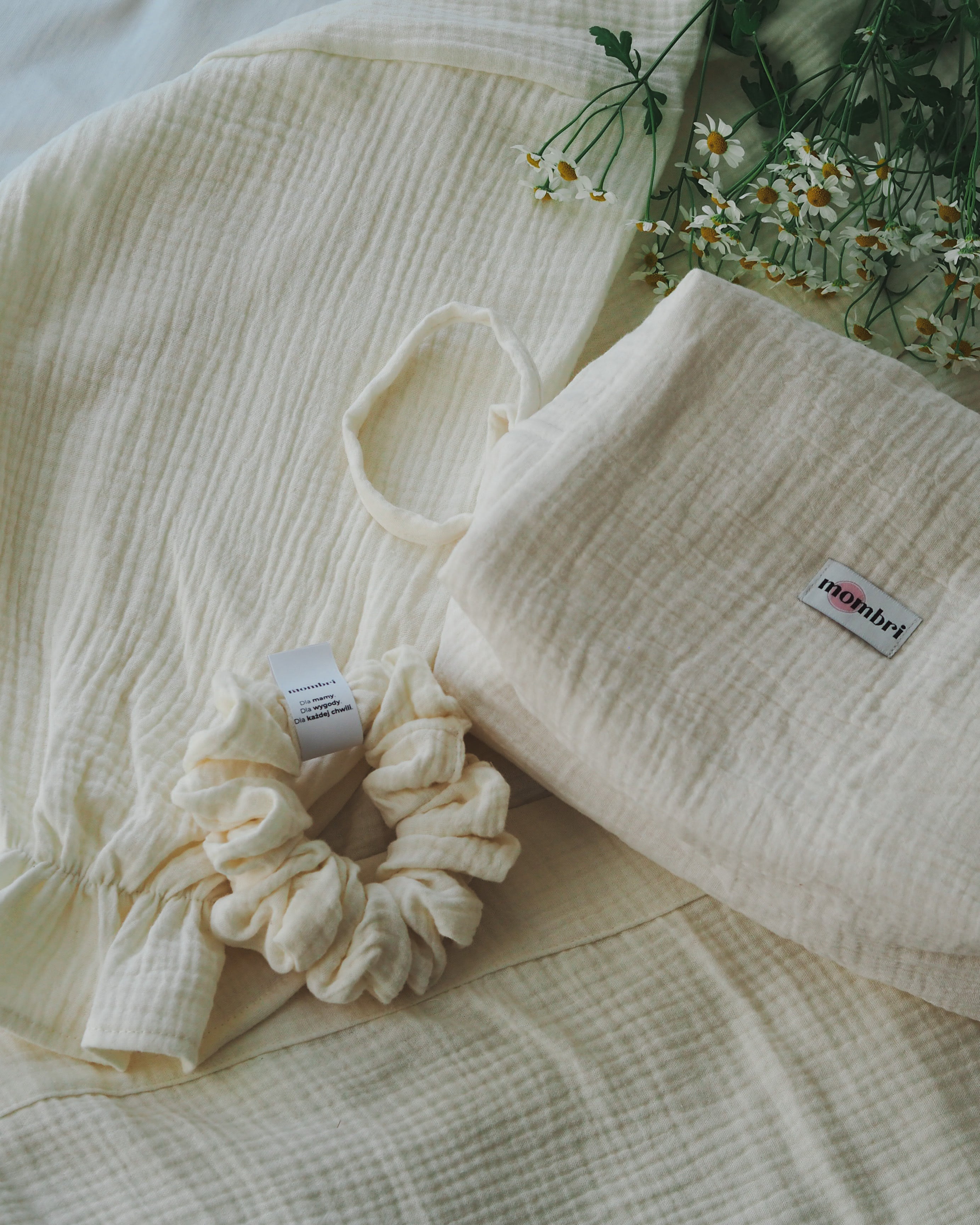 Zestaw Kimono + Kosmetyczka + Scrunchie